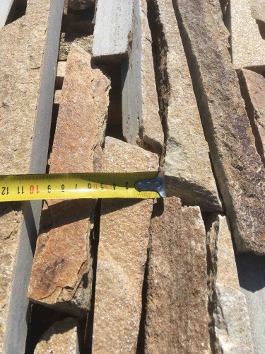 Горбушка златолит золотистый для облицовки купить в Республике Калмыкия