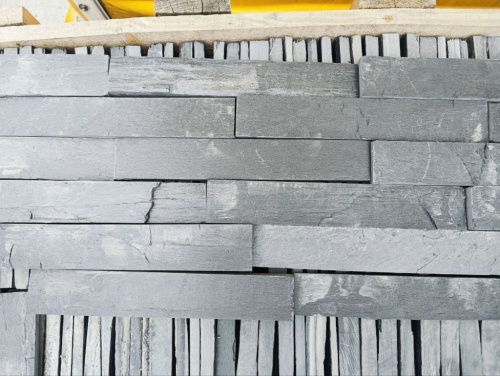 Плитка чёрная из натурального камня фасадная 30 см * 5 см, толщина 7 мм -30 мм купить в Республике Калмыкия