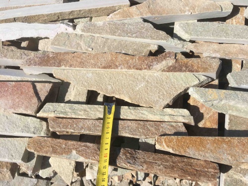 Горбушка златолит золотистый для облицовки купить в Республике Калмыкия