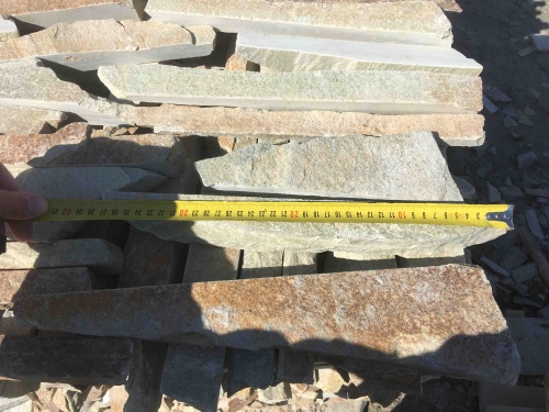 Горбушка златолит золотистый для облицовки купить в Республике Калмыкия