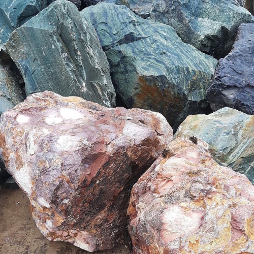 Ландшафтные глыбы красно-фиолетовые 200-1000 килограмм купить в Республике Калмыкия