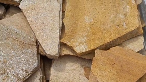Плитняк златолит жёлтый для цоколя купить в Республике Калмыкия