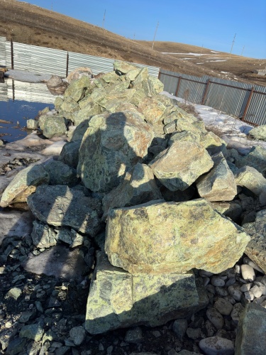 Камни для ландшафтного дизайна зелёные 10-60 килограмм купить в Республике Калмыкия