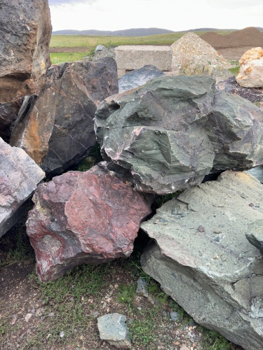 Камни для ландшафтного дизайна зелёные 10-60 килограмм купить в Республике Калмыкия