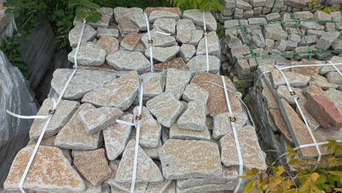 Гранитный плитняк галтованный для парковки купить в Республике Калмыкия