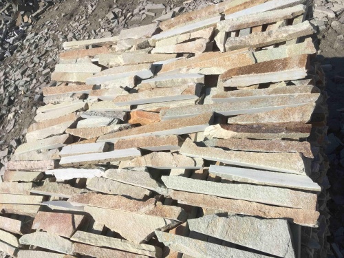 Горбушка златолит золотистый для облицовки купить в Республике Калмыкия